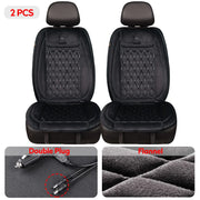 Heated Car Seat Cover 12V Universal Car Seat Heater 30'S Fast Heating Pad Thicken Car Heated Seat Cushion Warm Seat Protector