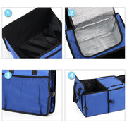 Car Trunk Organizer Universal Car Soft Felt Storage Box Cargo Container Box Trunk Bag Stowing Tidying Holder Multi-Pocket