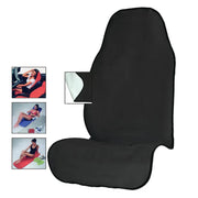 Towel Car Seat Cover for Athletes Fitness Gym Running Beach Swimming Outdoor Water Sports Machine Washable Black Color