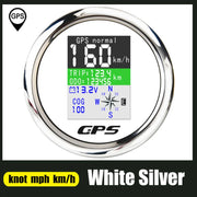 85mm GPS Speedometer Odometer Adjustable Trip ODO COG Voltmeter TFT Screen Speed Gauges For Motor Yacht Boat Car Outboard Engine