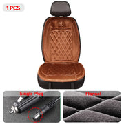 Heated Car Seat Cover 12V Universal Car Seat Heater 30'S Fast Heating Pad Thicken Car Heated Seat Cushion Warm Seat Protector