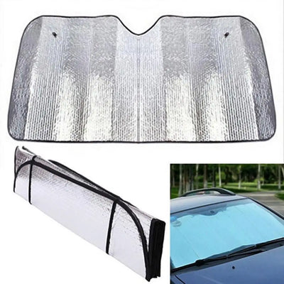 Car Sun Shade UV Curtain Car Sunshade Film Windshield Visor Front Windshield Sunshade Cover Front Window Sunshade