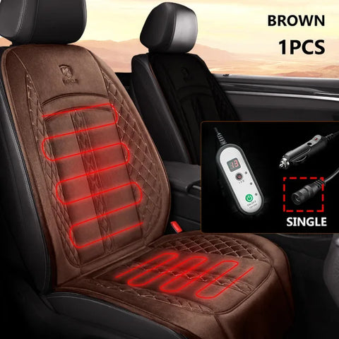 12V/24V Car Seat Heater 120CM Lengthen Heated Car Seat Cover  Warm Car Heating Mat Universal Winter Electric Heated Seat Cushion