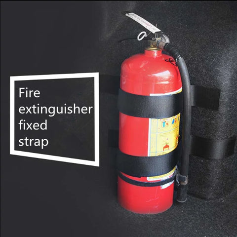 4 Pcs/Set Car Trunk fire extinguisher Nylon Fixing Belt For Skoda Octavia A2 A5 A7 Fabia Rapid Superb Yeti Roomster