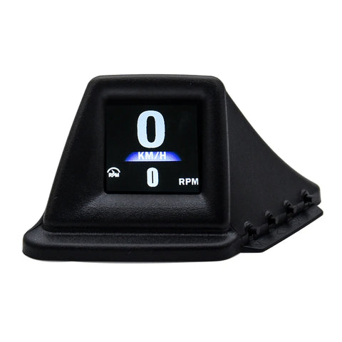 New Multi-function HUD Gadget OBD2+GPS On-board Computer A-pillar Trim Install RPM Turbo Oil Pressure Water Temp GPS Speedometer