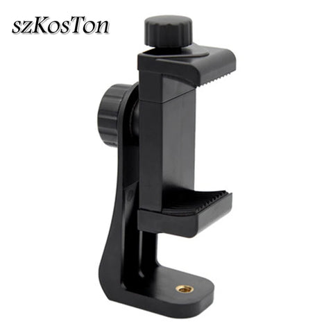 360 Degree Mobile Phone Clip Compatible With All 1/4 Screw Cellphone Holder Tripod Mount Desk Tripod Adapter For Samsung iphone