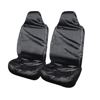 1 Pcs Car Seat Cover Single Seat Black Auto Parts Car Driving Co-Driver Seat Cover Waterproof Dustproof Car Seat Cover