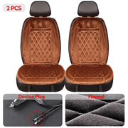 Heated Car Seat Cover 12V Universal Car Seat Heater 30'S Fast Heating Pad Thicken Car Heated Seat Cushion Warm Seat Protector