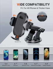 Car Phone Holder Sucker Car Phone Mount Stand GPS Telefon Mobile Cell Support For Xiaomi Huawei iPhone 12 11 Pro Max X 7 8 Plus