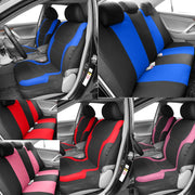 Universal Polyester Car Seat Covers Sporty Design Fit For Most Car Suv Truck Four Season Seat Cover For Car Accessories Interior