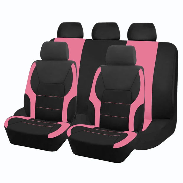 Universal Polyester Car Seat Covers Sporty Design Fit For Most Car Suv Truck Four Season Seat Cover For Car Accessories Interior