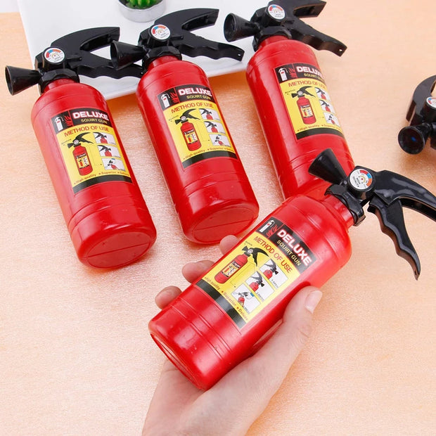 Funny Mini Fire Extinguisher Toy Water Guns Spray Water Outdoor Pool Beach Summer Toys Fireman Squirters for Kids Party