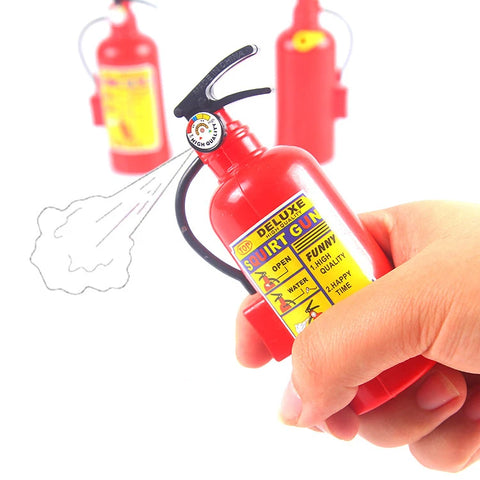 Funny Mini Fire Extinguisher Toy Water Guns Spray Water Outdoor Pool Beach Summer Toys Fireman Squirters for Kids Party