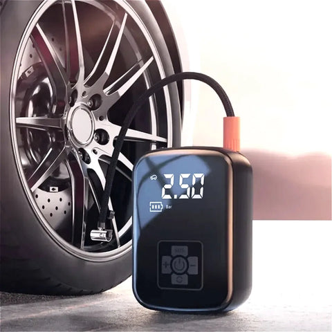 Portable Car Air Pump Electric Tire Inflator Pump Wireless Intelligent Digital Display Tire Gases Machines Car Air Compressor