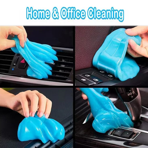 1Pc High Efficiency Dust Remove Gel Car Interior Clean Magic Mud Universal Household Keyboard Desk Cleaning Tool Car Accessories