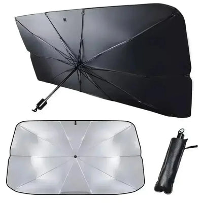 Car Sunshade Umbrella For Auto Shading Car Sun Shade Protector Parasol Summer Sun Interior Windshield Protection Accessories