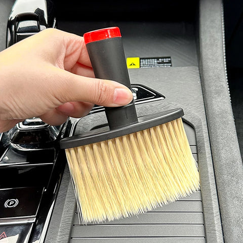 Car Detailing Brush Car Interior Cleaning Tool Air Conditioner Outlet Detailing Brush Soft Crevice Car Dash Duster Brush