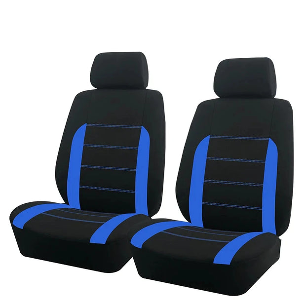 AUTO PLUS Universal Polyester Fabric Car Seat Covers Fit For Most Car Suv Truck Van Car Accessories Interior  Airbag Compatible