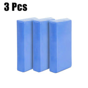 3pcs Car  Clay Cleaning  Bar Detailing  Waxing Polish Treatment Fine Grade Powerful Decontamination Of Volcanic Grinding Mud