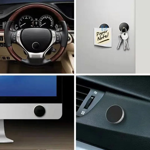 Magnetic Phone Car Holder Stand Universal Magnetic Mount Bracket Stick on Car Dashboard Wall for iPhone Samsung Xiaomi Huawei