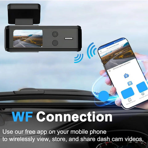 Car Dash Cam Dual Lens UHD Driving Recorder 4K DVR 1080P Rear Lens Camera WiFi 24H Parking Monitoring Black Box Car Accsesories