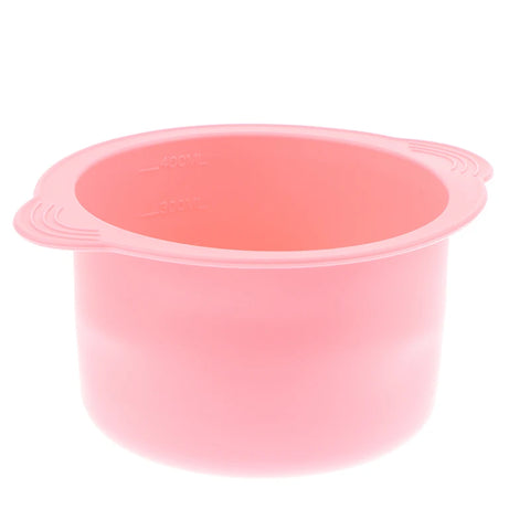 Wax Warmer Heat-resisting Replacement Silicone Bowls Hair Removal Wax  With Stirring Stick Non-Stick Pan Hair Removal Beauty