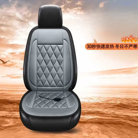 Winter Heated Car Seat Cushion 12V24V Car Warm Seat Car Seat Heating Pad Intelligent Fast Heating Seat Cover for SUV Truck Car