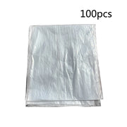 100Pcs Disposable Vehicle Seat Dustproof Covers 140x80cm Transparent Universal Car Seat Chair Protector Waterproof Plastic Cover