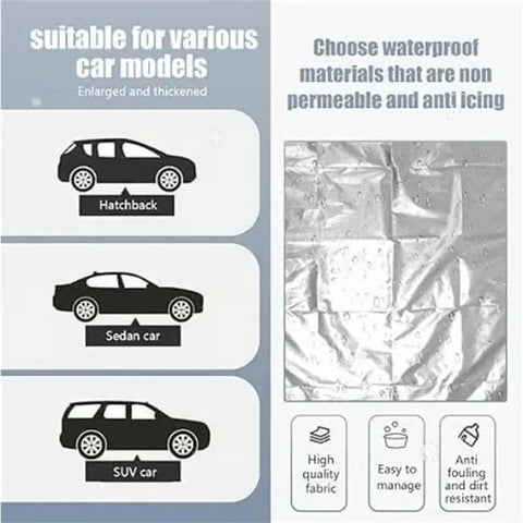 Car Windshield Protector Car Exterior Protection Prevent Snow Ice Sun Shade Dust Frost Freezing Snow Windshield Cover Car Cover