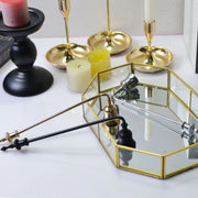 1pc Metal Candle Snuffer Gold/Black/Silver Bell-shape Fire Extinguisher Wick Cover 19.5cm Handle Vintage Decor Home SPA Hotel