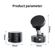 Double Side Magnetic Suction Cup Phone Holder Lazy Foldable Phone Holder Universal Adsorption Bracket Vacuum Adsorption