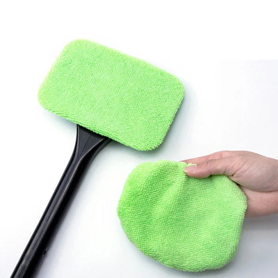 1PC Car Windscreen Cleaning Brush Kit Window Cleaning Washing Tool Interior Front Window Wiper Long Handle Auto Accessories