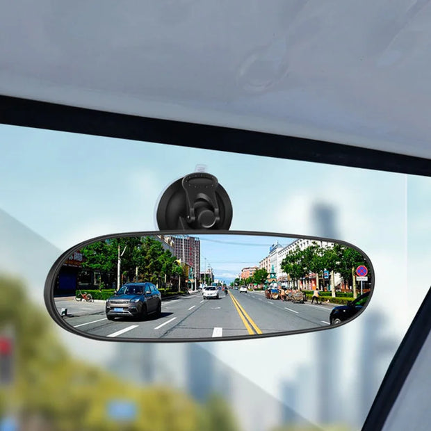 Universal Rearview Mirror Car-styling Interior Rear View Mirror Adjustable Suction Cup 360° Rotates Car Rear Mirror Accessories