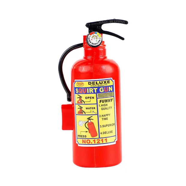 10Pcs Mini Fire Extinguisher Shape Water Guns Outdoor Summer Beach Toys for Kids Birthday Party Favors Pinata Fillers Treat Bag