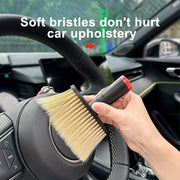 SEAMETAL Car Interior Cleaning Brush Soft Bristles Dust Removal Brush Auto Air Outlet Gaps Duster for Car Detailing Clean Tool