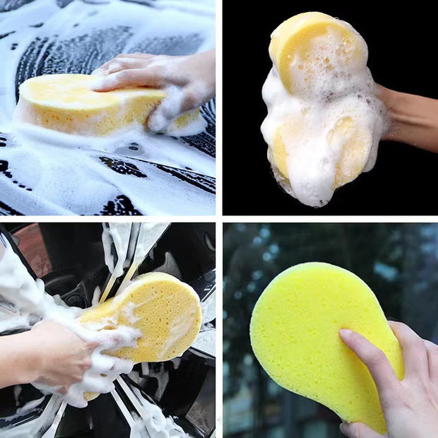 Car Wash Sponge Honeycomb Large Sponges High-density Car Washing Sponge Block Auto Detailing Foam Cleaning Tools Car Accessories