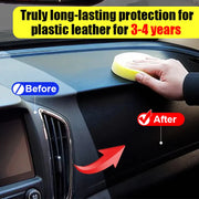 Car Plastic Restorer Coating Agent Auto Plastic Rubber Exterior Repair Clean Refresh Restoration Agent Black Shine Seal Brighten