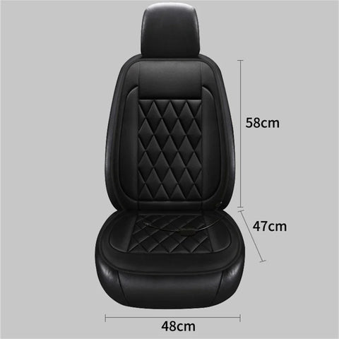 2PCS Car Winter Seat Set Heating 12v Driver Seat Cover Car Thermal Cushion Vehicle Heated Seats Heated Car Heating Cushion