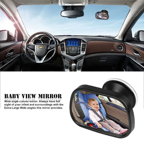 Adjustable Baby Car Mirror Car Back Seat Safety View Rear Ward Facing Car Interior Baby Kids Monitor Reverse Safety Seats Mirror