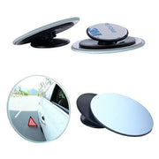 1/6pcs Car Small Round Mirrors Blind Spot Rear View Mirror Auxiliary Reversing Parking Convex Mirror 360 Degree Adjustable