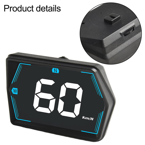 G20 Head Up Display HUD Speedometer Compass GPS Car Projector Overspeed Alarm Mph Kmh For All Cars HD Display