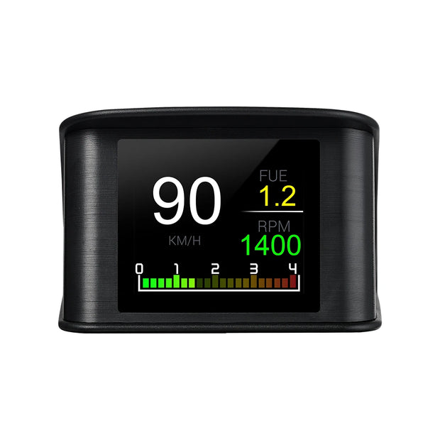 P10/P10-PRO Car OBD2 Head Up Display Speed RPM Water Temp Fuel Consumption Car Smart Gauge Overspeed Alarm Engine Fault Code