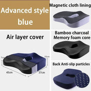 Memory Foam Seat Cushion Pillow Chair Cushion Seat Pad Car Hip Massage Pillow Office Chair pads Support Orthopedic Pain Relief