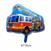 Inflatable Fire Extinguishers Shaped Balloons Toys for Kids Fire Truck Birthday Party Decor Firefighter Birthday Party Supplies