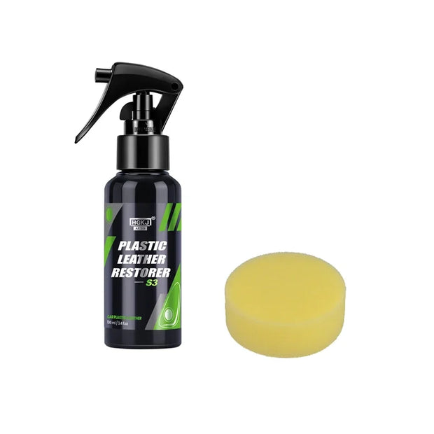 Plastic Leather Restorer Interior Detailer Hgkj S3 Quick Coat For Car Interior Refurbish Leather Renovator Conditioner Cleaning