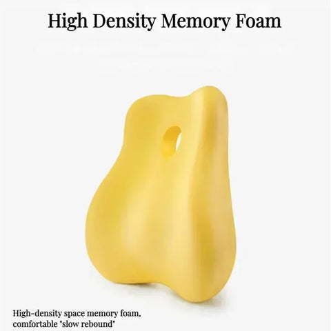 Memory Foam Office Chair Cushion Car Seat Support Waist Pillow Massage Lumbar Pain Relief Cushion Slow Rebound Orthopedic Pillow