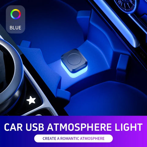 New USB Car Interior Ambient Atmosphere Light LED Signal Lights Auto Reading Lamp Decorations Night Lights Interior Accessories