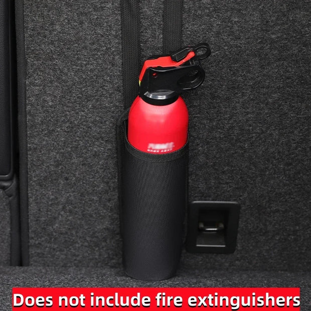 Car Fire Extinguisher Storage Bag Trunk Seat Back Holder Fire Extinguisher Hanging Bag Trunk Organizer Accessories 2 Sizes