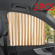 2PCS Magnetic Car Sunshade Window Curtain Auto Window Sun Shade Privacy Sun UV Protection Window Shield Car Interior Accessories