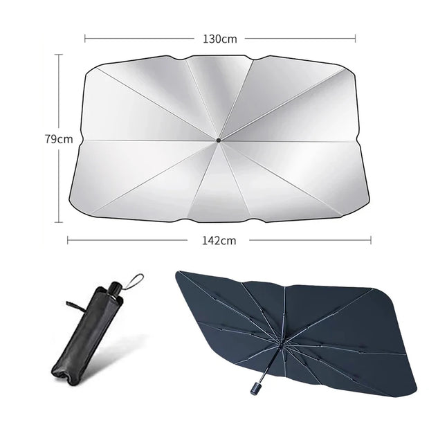 Car Sunshade Windshield Umbrella For Renault Koleos Captur Megane Clio Scenic Talisman Arkana Car Front SunShade